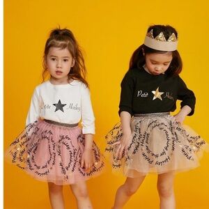 Sparkling Gold and Black Kids' Crown Headband